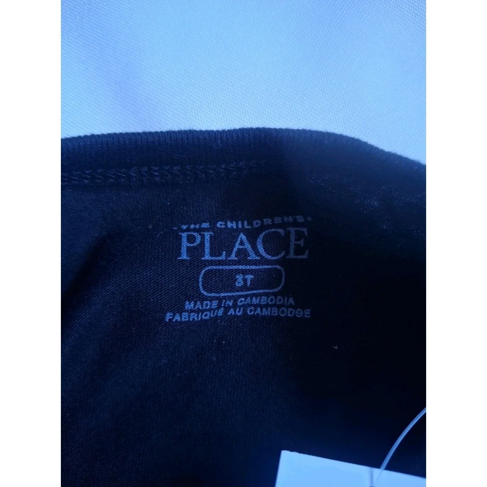 The Children's Place Halloween T-shirt Kids ‎ black 3T